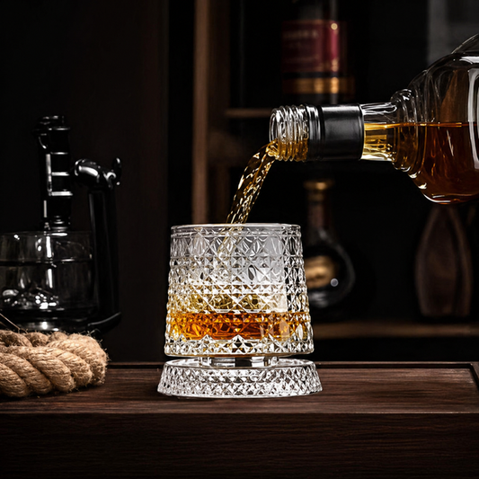 Midnight Reserve™ Rotating Whiskey Glass